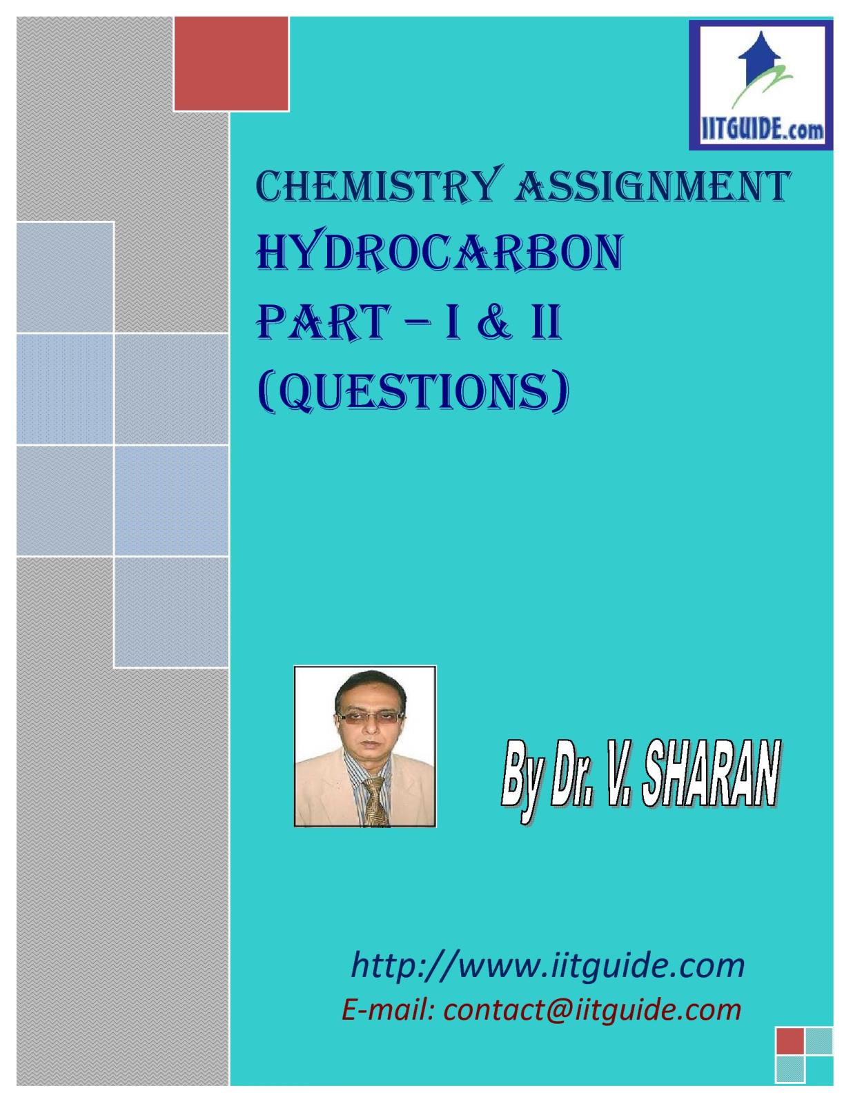 IIT JEE Main Advanced Chemistry Problems - Hydrocarbon