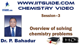 IIT JEE Main Advanced Coaching Online Class Video Chemistry – Solving Chemistry Problems